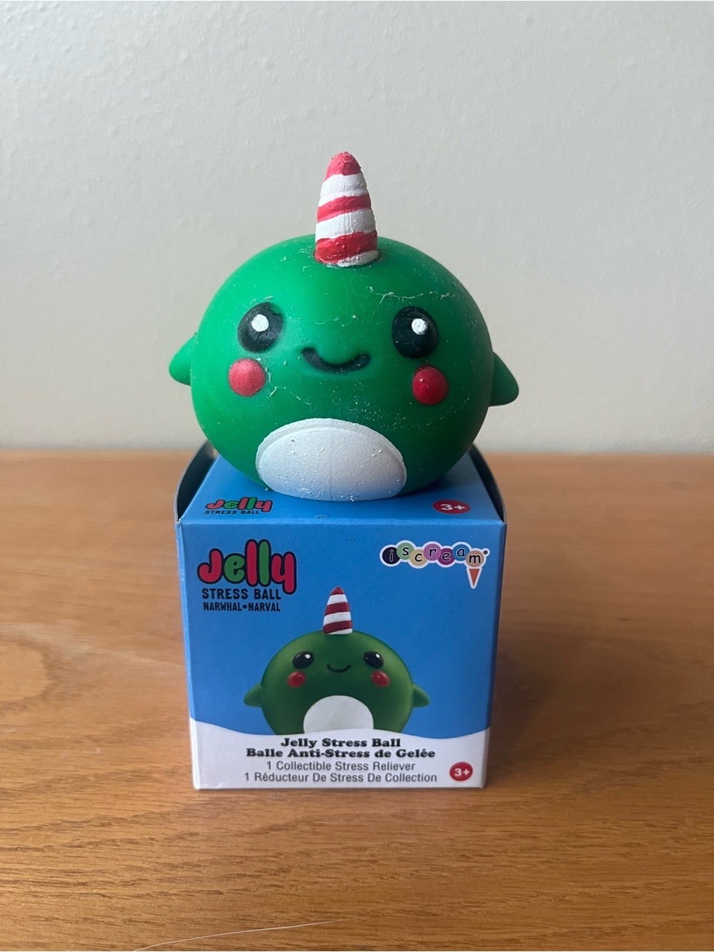 iscream Jelly Stress Ball - Narwhal